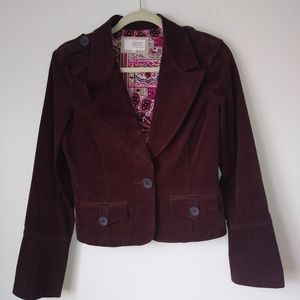 ZINC Brown Corduroy Blazer